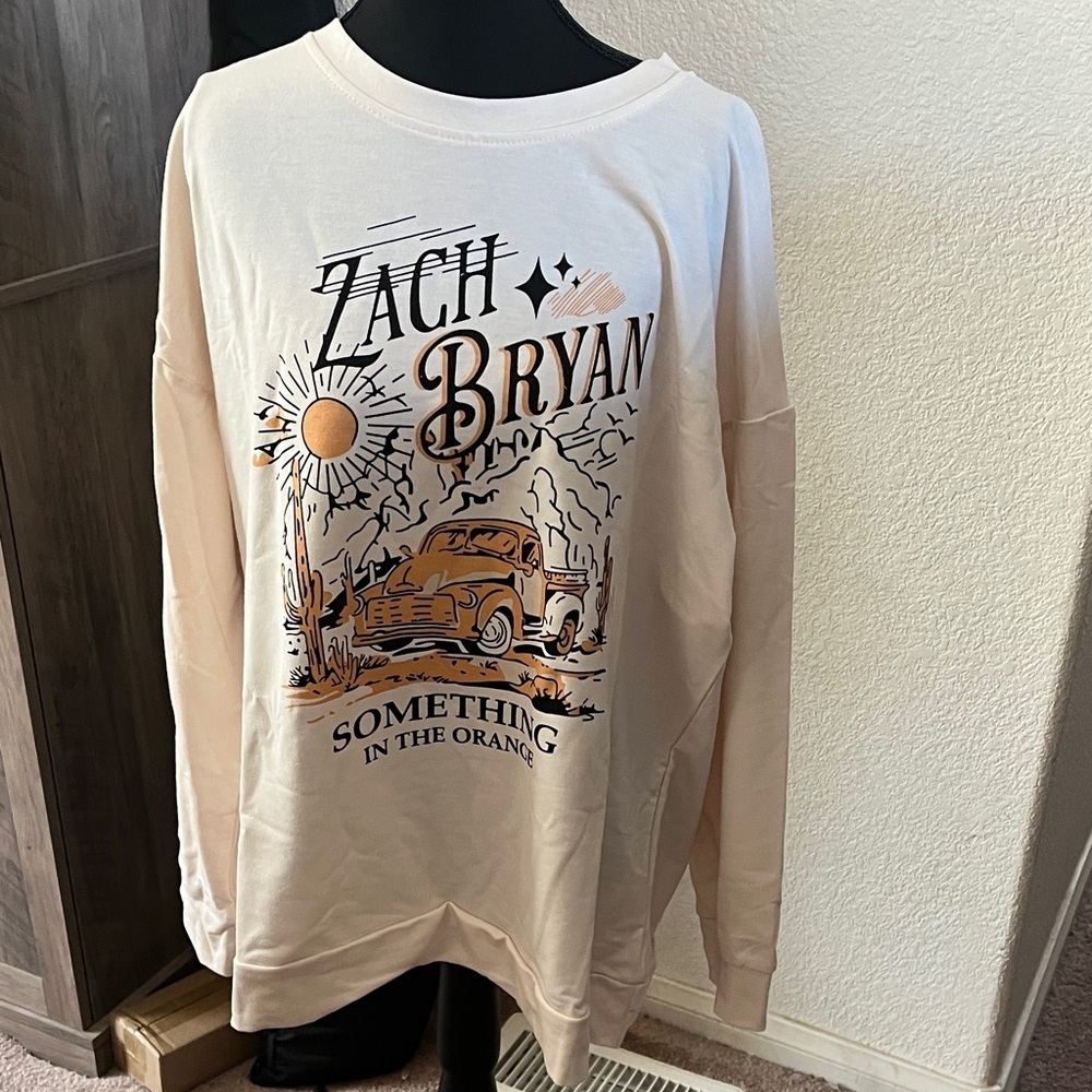 Zach Brown Graphic long sleeve tee - Picture 1 of 3
